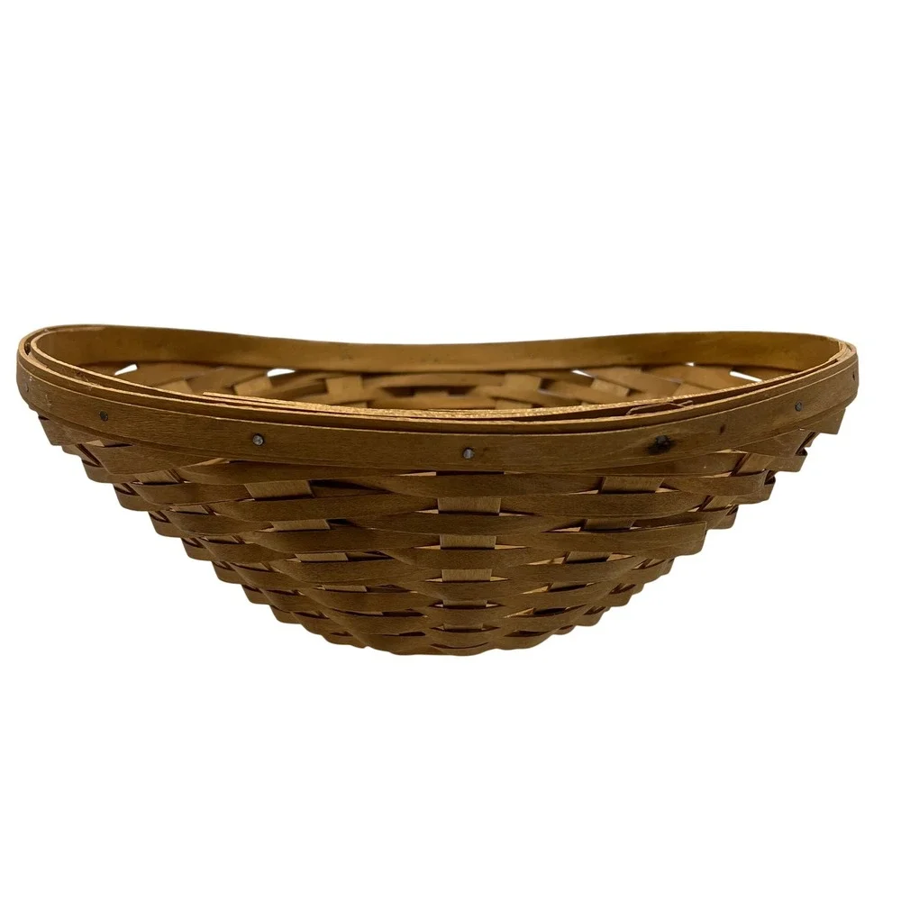 Longaberger 2009‎ Baskets Dresden OH USA Woven Wood Oval Serving Display
